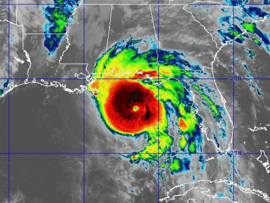 NOAA - Hurricane over Florida